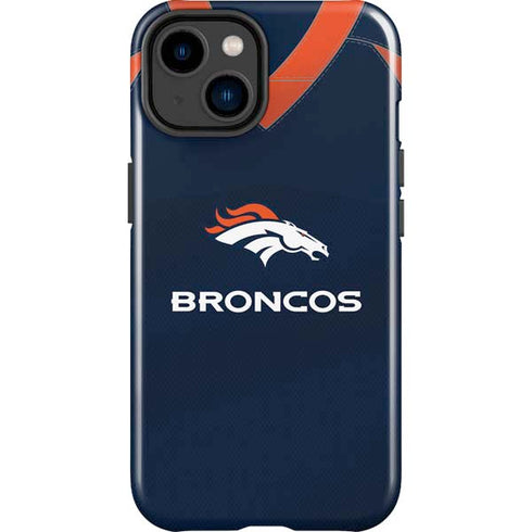 NFL Denver Broncos Team Jersey iPhone 15 Impact Case
