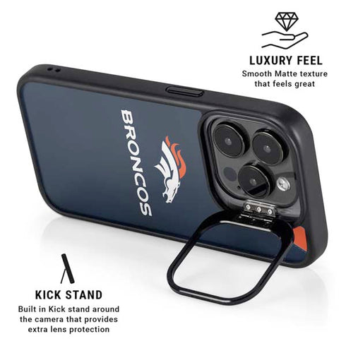 NFL Denver Broncos Team Jersey iPhone 15 Pro Kickstand Case