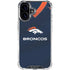 NFL Denver Broncos Team Jersey iPhone 16 Plus Clear Case