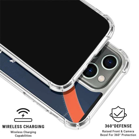 NFL Denver Broncos Team Jersey iPhone 16 Pro Max Clear Case