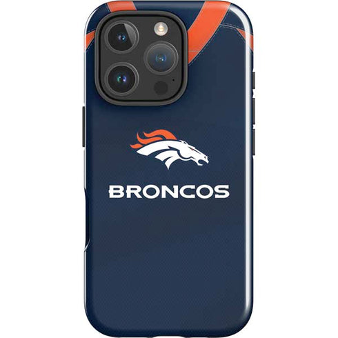 NFL Denver Broncos Team Jersey iPhone 16 Pro Max Impact Case