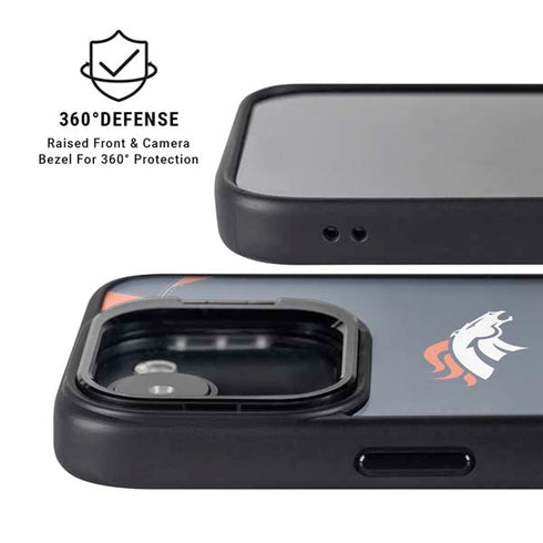 NFL Denver Broncos Team Jersey iPhone 16e Kickstand Case
