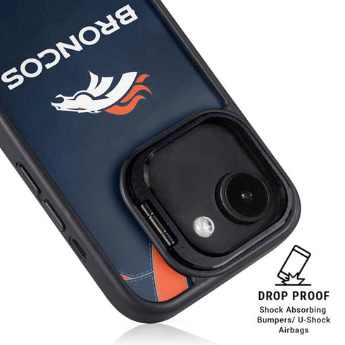 NFL Denver Broncos Team Jersey iPhone 16e Kickstand Case