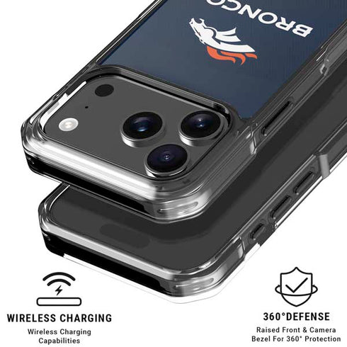 NFL Denver Broncos Team Jersey iPhone 18 Pro Clear Case