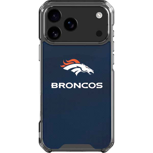 NFL Denver Broncos Team Jersey iPhone 18 Pro Max Clear Case