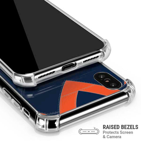 NFL Denver Broncos Team Jersey iPhone X/XS Clear Case