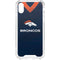 NFL Denver Broncos Team Jersey iPhone XS Clear Case