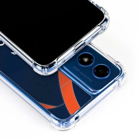 NFL Denver Broncos Team Jersey Moto G 5G (2024) Clear Case