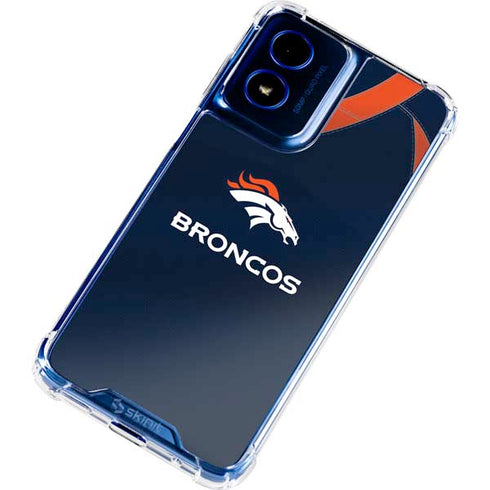 NFL Denver Broncos Team Jersey Moto G Play 4G (2024) Clear Case