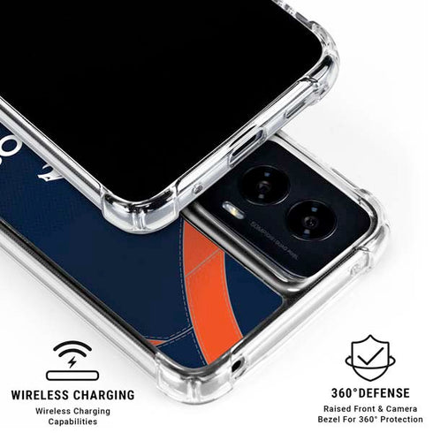 NFL Denver Broncos Team Jersey Moto G Power 5G (2024) Clear Case