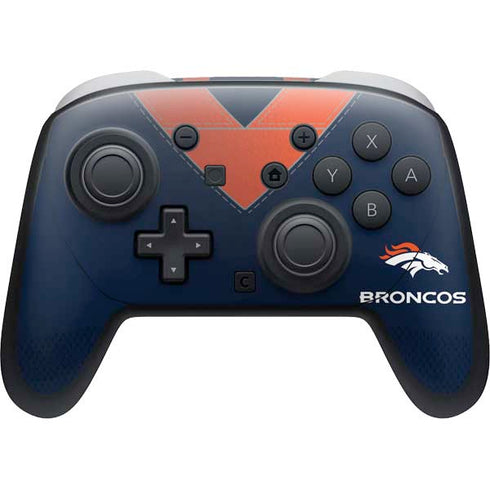 NFL Denver Broncos Team Jersey Nintendo Switch 2 (2025) Pro Controller Skin