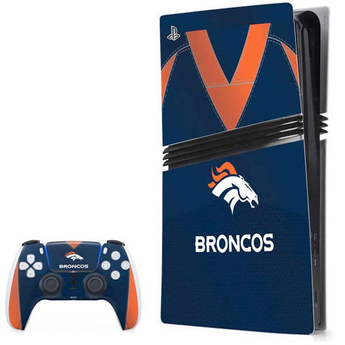 NFL Denver Broncos Team Jersey PS5 Pro Bundle Skin