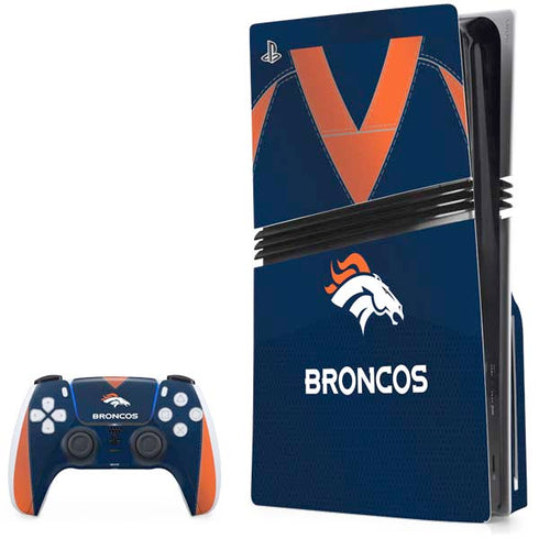 NFL Denver Broncos Team Jersey PlayStation PS5 Skins