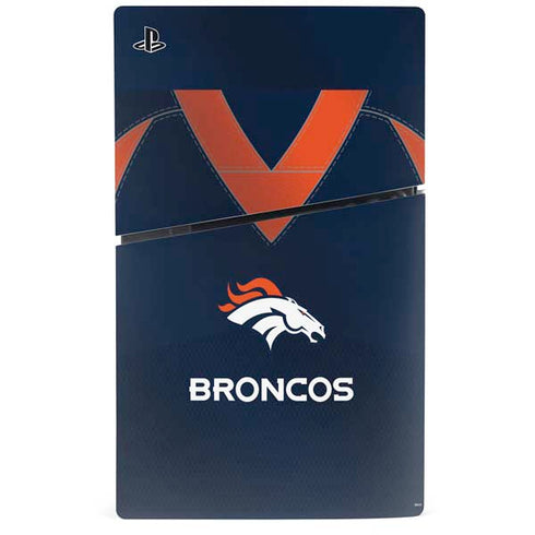 NFL Denver Broncos Team Jersey PS5 Slim Digital Edition Console Skin