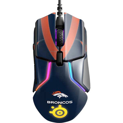 NFL Denver Broncos Team Jersey SteelSeries Rival 600 Gaming Mouse Skin