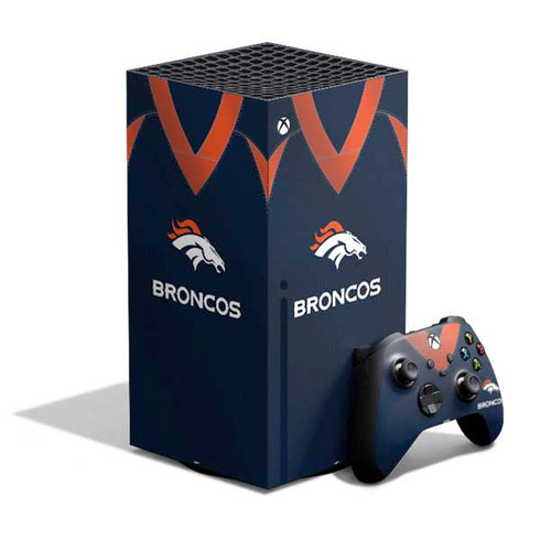 NFL Denver Broncos Team Jersey XBox Series X Digital Edition Bundle Skin