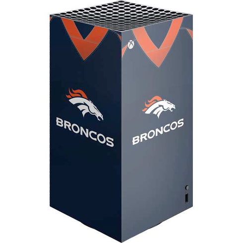NFL Denver Broncos Team Jersey XBox Series X Digital Edition Console Skin