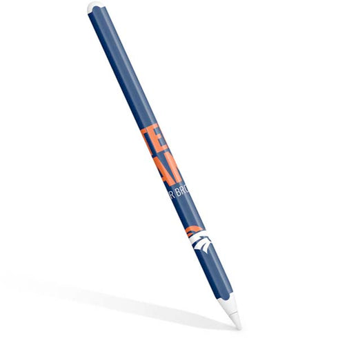 NFL Denver Broncos Team Motto Apple Pencil (2nd Gen 2019) Skin