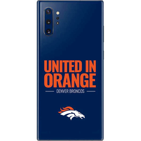 NFL Denver Broncos Team Motto Galaxy Note 10 Plus Skin