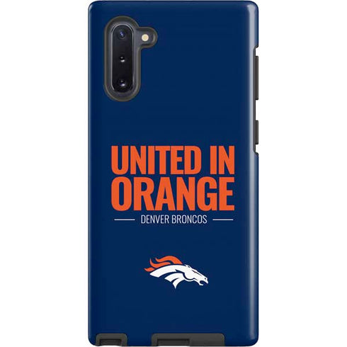 NFL Denver Broncos Team Motto Galaxy Cases