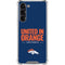 NFL Denver Broncos Team Motto Galaxy S24 FE Clear Case