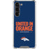 NFL Denver Broncos Team Motto Galaxy S24 FE Clear Case