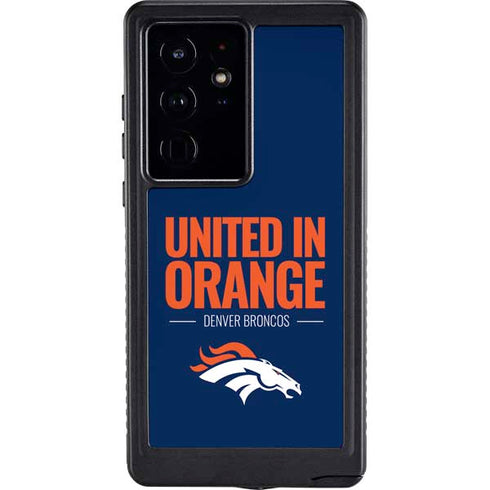 NFL Denver Broncos Team Motto Galaxy S24 Ultra Waterproof Case