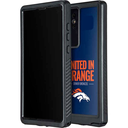NFL Denver Broncos Team Motto Galaxy S24 Ultra Waterproof Case