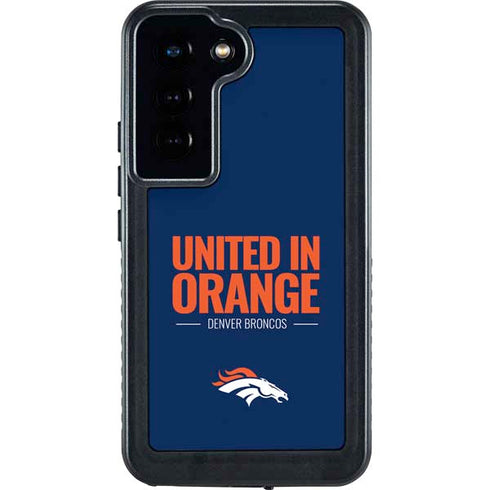 NFL Denver Broncos Team Motto Galaxy S24 Waterproof Case