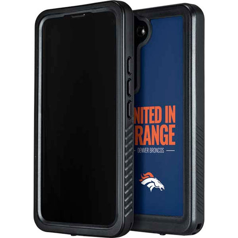 NFL Denver Broncos Team Motto Galaxy S24 Waterproof Case