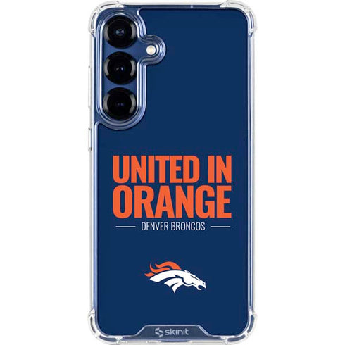 NFL Denver Broncos Team Motto Galaxy S25 Clear Case