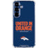 NFL Denver Broncos Team Motto Galaxy S25 Plus Clear Case