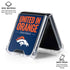 NFL Denver Broncos Team Motto Galaxy Z Flip6 Clear Case