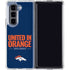NFL Denver Broncos Team Motto Galaxy Z Fold5 5G Clear Case