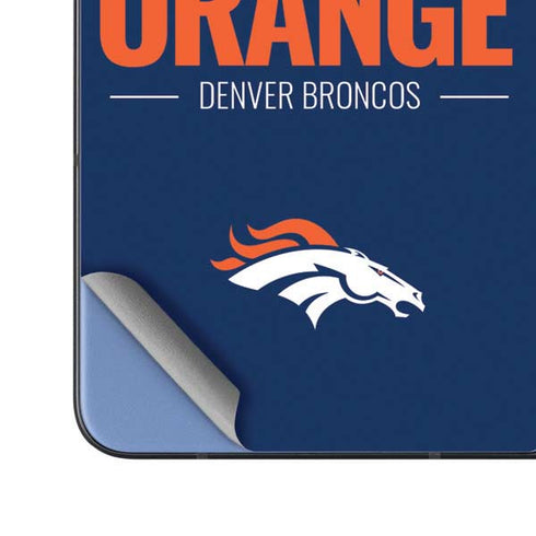 NFL Denver Broncos Team Motto Galaxy Z Fold5 5G Skin