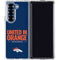 NFL Denver Broncos Team Motto Galaxy Z Fold6 Clear Case