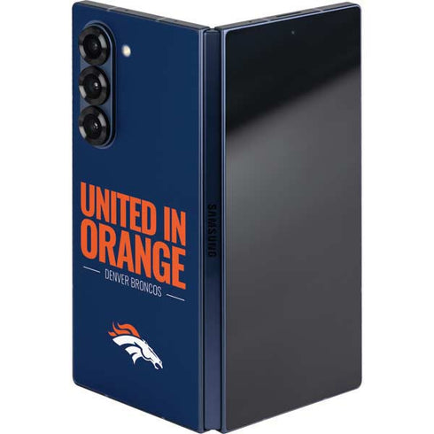 NFL Denver Broncos Team Motto Galaxy Z Fold6 Skin
