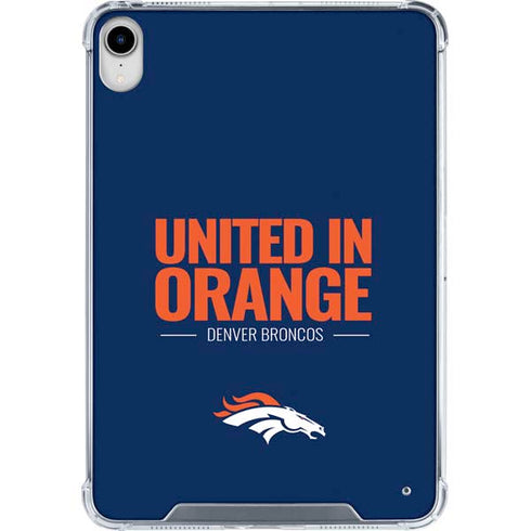 NFL Denver Broncos Team Motto iPad 11th Gen (2025) Clear Case