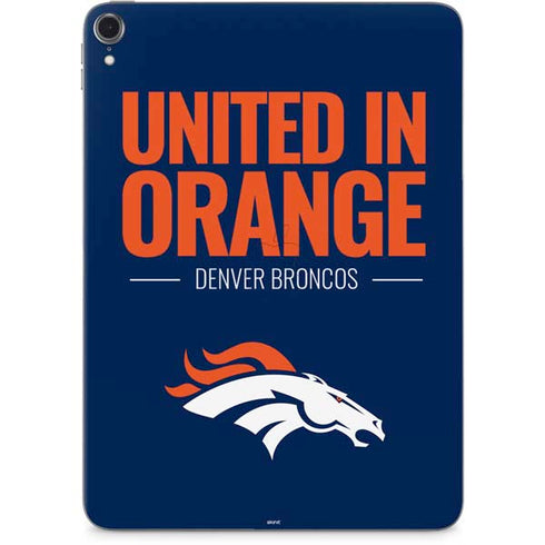 NFL Denver Broncos Team Motto Apple iPad Pro Skin