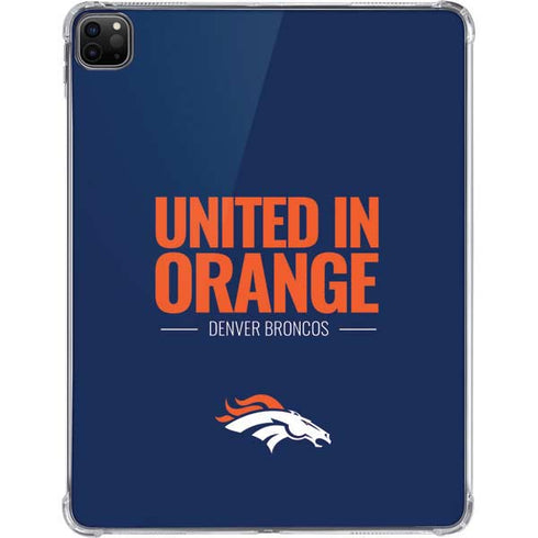 NFL Denver Broncos Team Motto iPad Pro 11in (2024) Clear Case