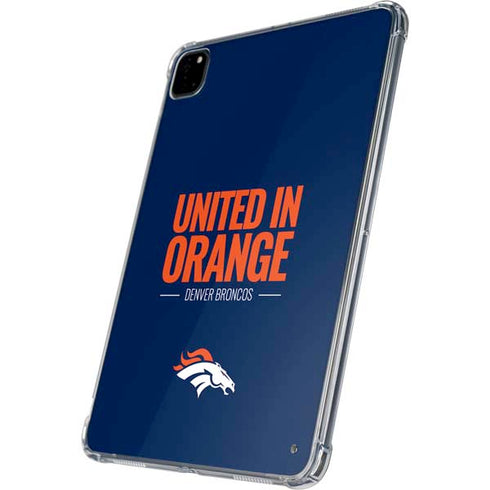 NFL Denver Broncos Team Motto iPad Pro 11in (2024) Clear Case