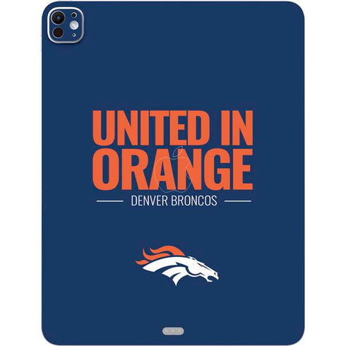 NFL Denver Broncos Team Motto iPad Pro 13in M4 (2024) Skin