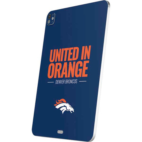 NFL Denver Broncos Team Motto iPad Pro 13in M4 (2024) Skin