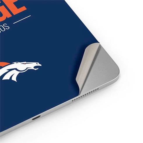 NFL Denver Broncos Team Motto iPad Pro 13in M4 (2024) Skin