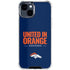 NFL Denver Broncos Team Motto iPhone 15 Clear Case