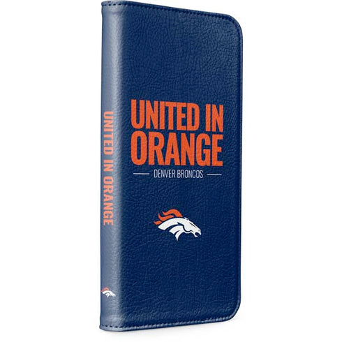 NFL Denver Broncos Team Motto iPhone 15 Folio Case