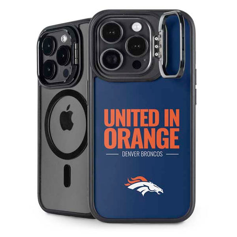 NFL Denver Broncos Team Motto iPhone 15 Pro Kickstand Case