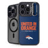 NFL Denver Broncos Team Motto iPhone 15 Pro Kickstand Case