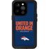 NFL Denver Broncos Team Motto iPhone 15 Pro Waterproof Case