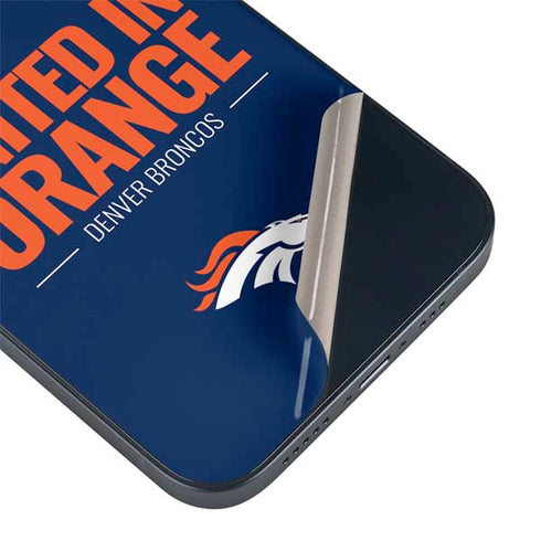 NFL Denver Broncos Team Motto iPhone 15 Skin